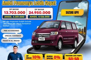 Promo Suzuki APV Akhir Tahun 2024